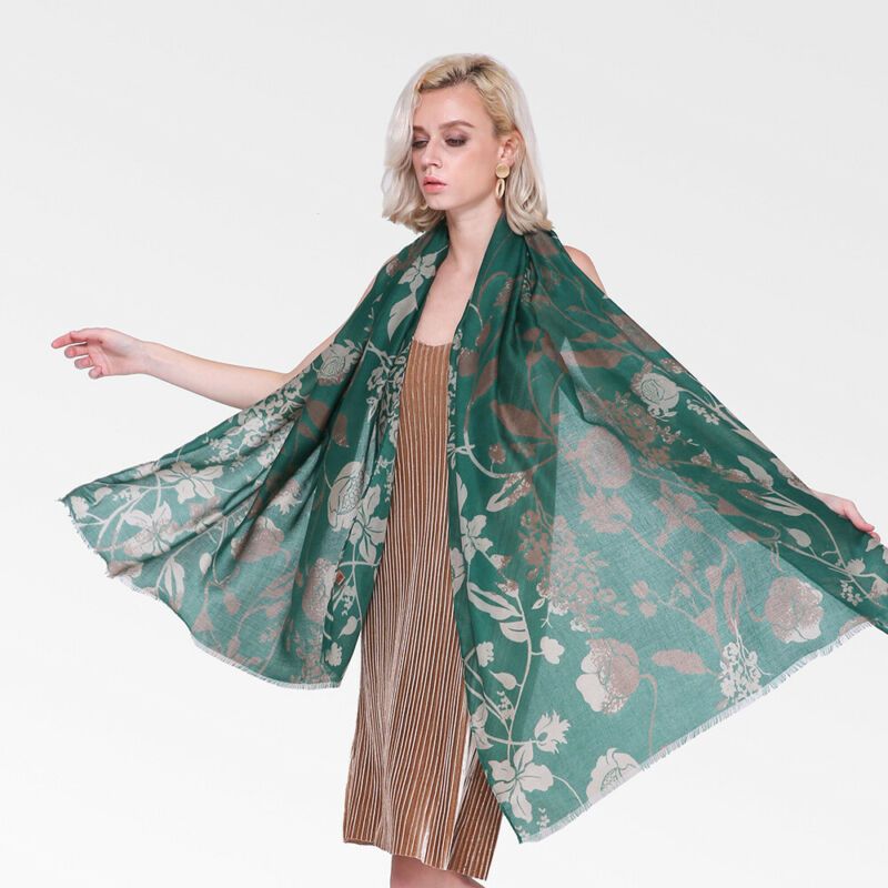 lightweight shawl with sleeves