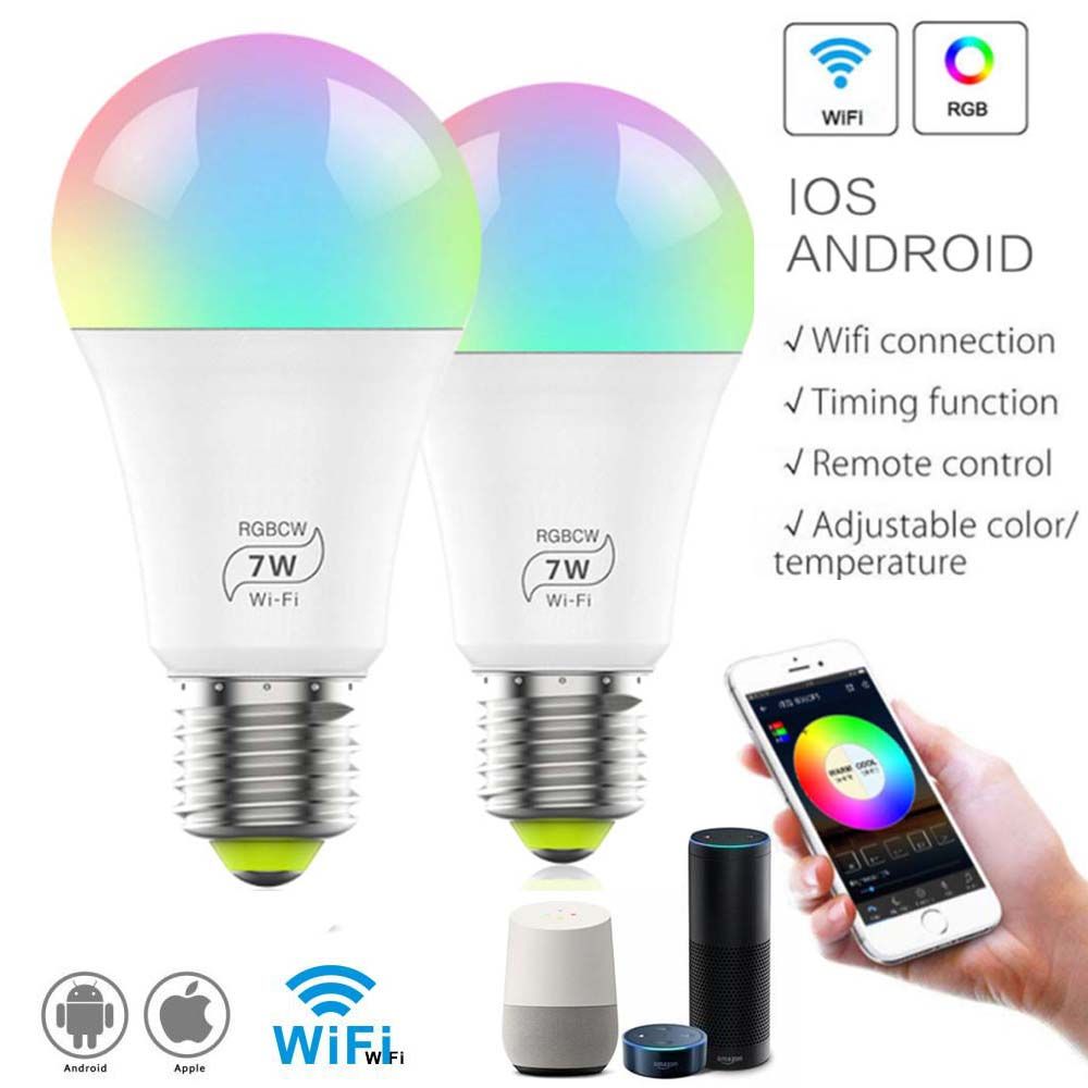 wifi smart led bulb google home