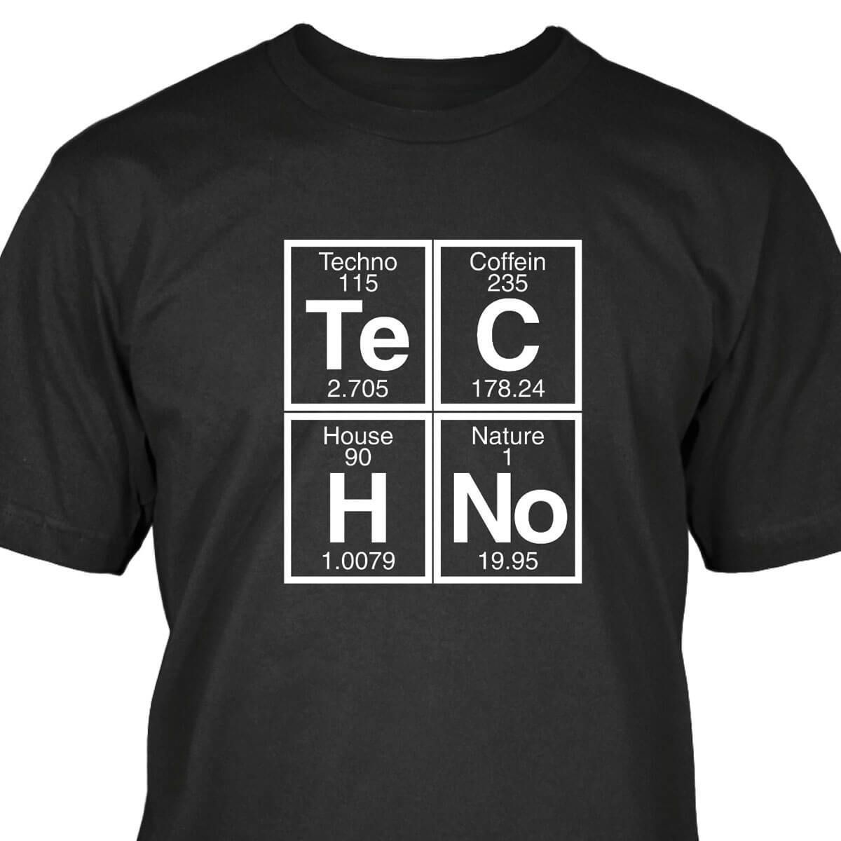 t shirt techno