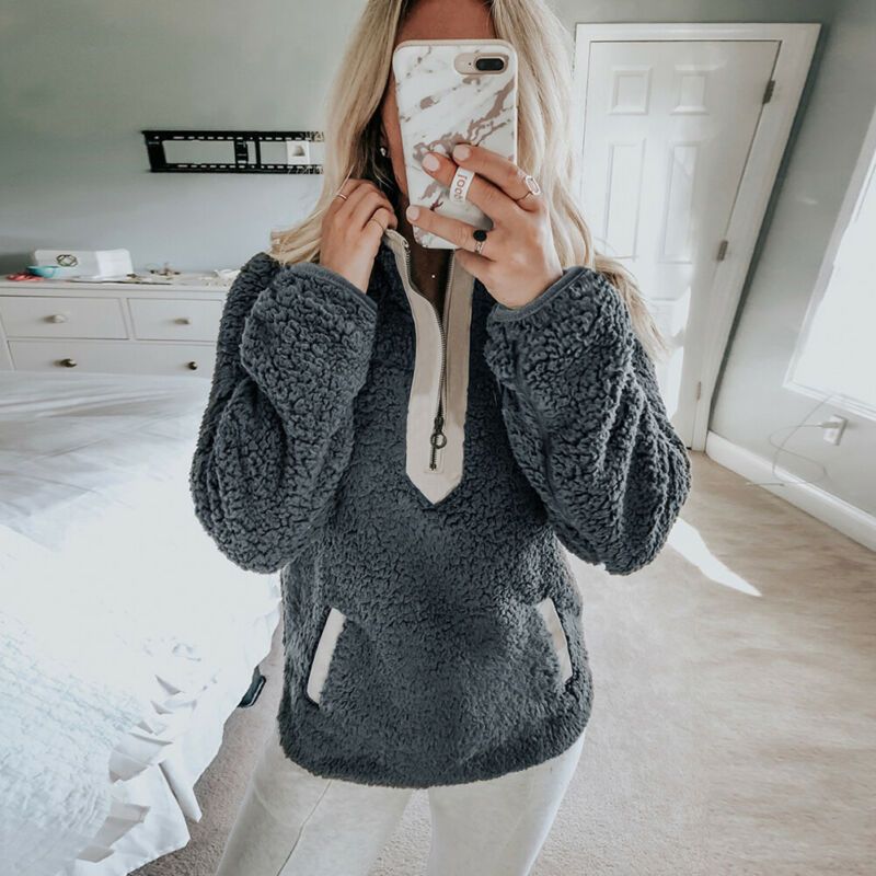 fluffy black jumper womens