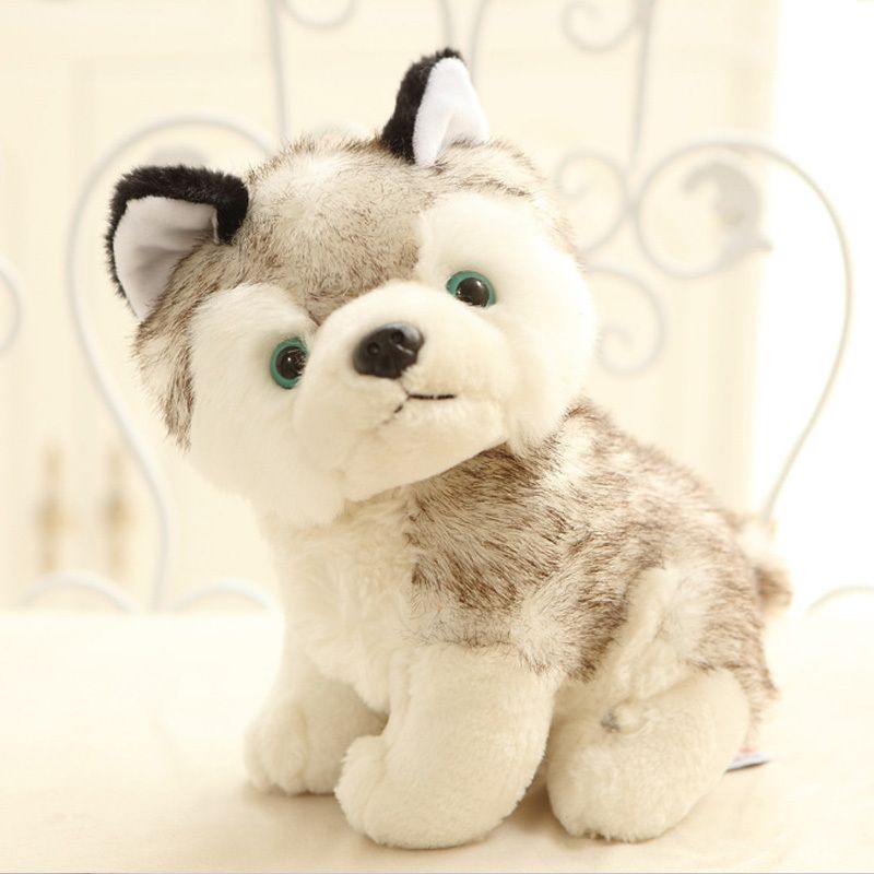 husky dog doll
