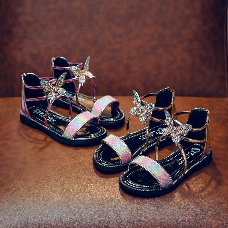 butterfly gladiator sandals