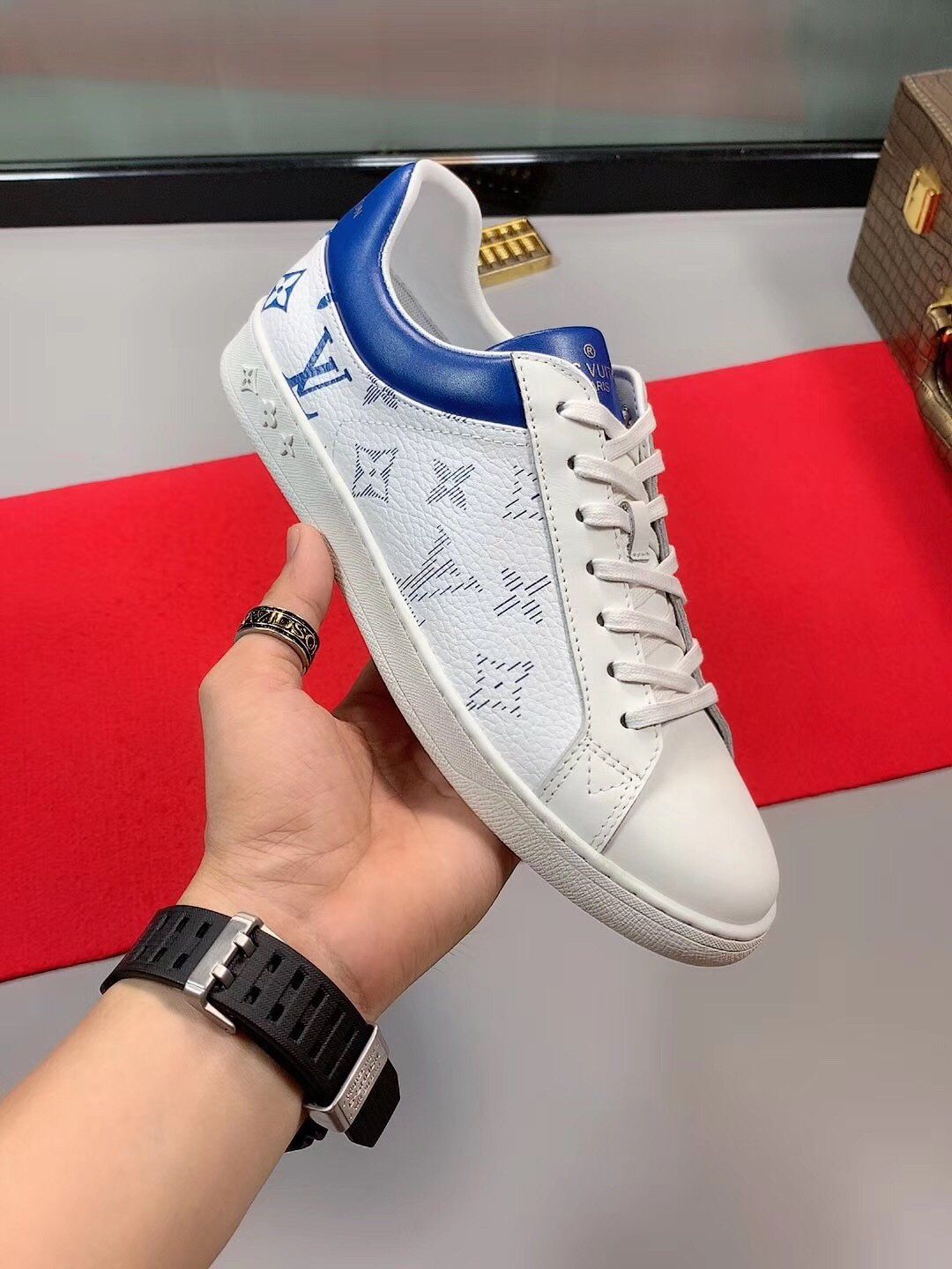 Fashion Luxury Men Casual Shoes Custom Men Lace Up Sneakers