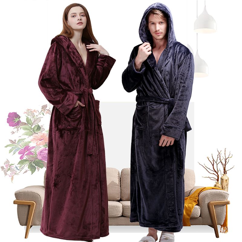 Men's Extra Long Dressing Gown Robe