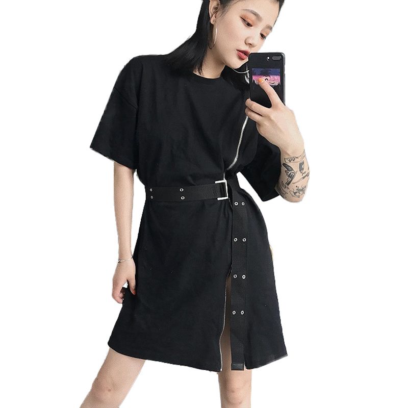 t shirt dress and belt