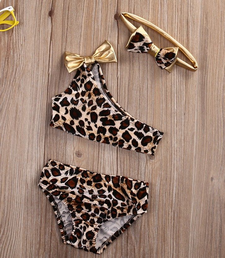 leopard off shoulder bikini