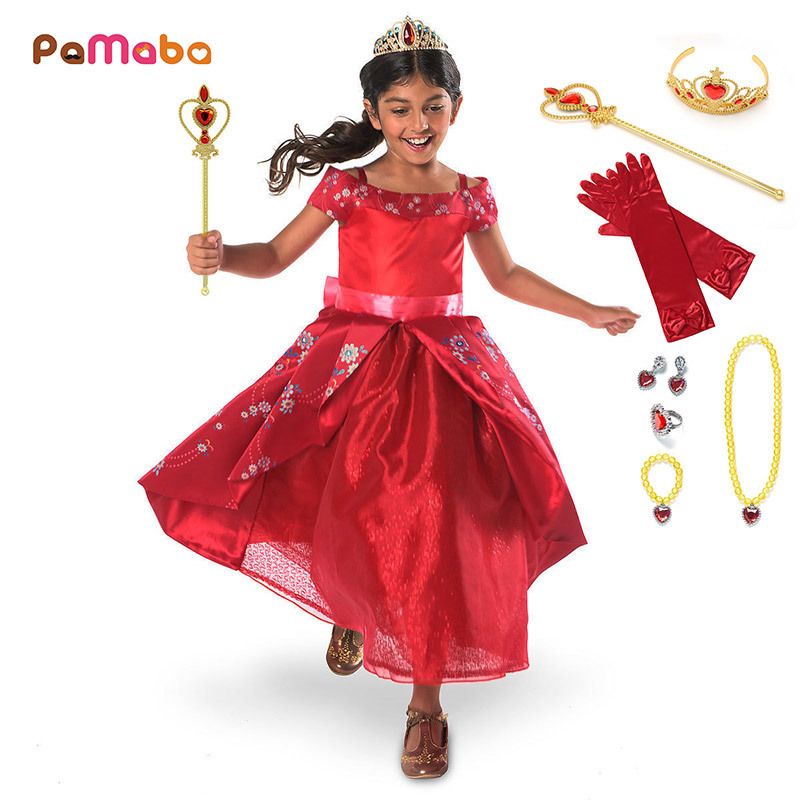 Acquistare Pamaba Bambini Ragazze Fantasy Princess Elena Of Avalor Abiti  Vestiti Carnevale Festival Halloween Kids Costume Cosplay Abiti J190506  Economico | Consegna Veloce E Qualità | DHgate Italy