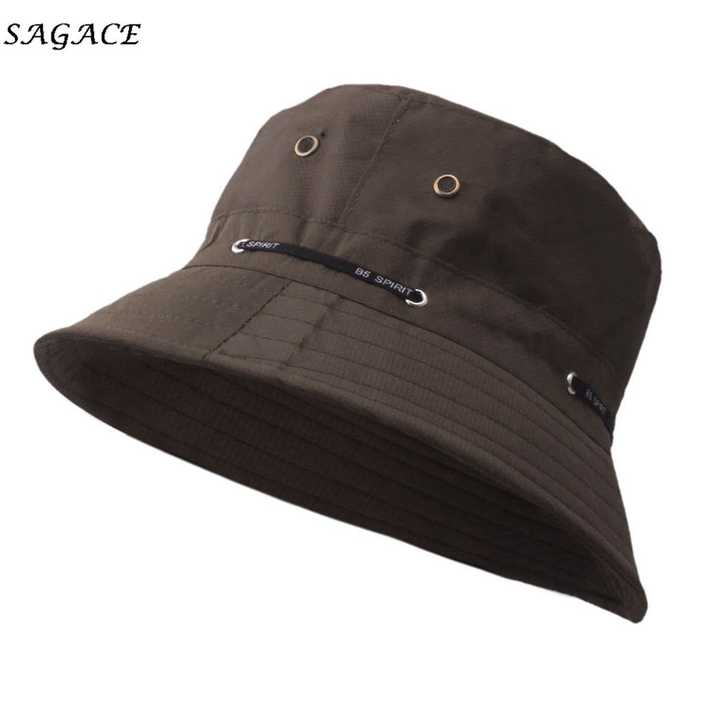 Men Bucket Hat Wide Brim Comfortable Cap Outdoor Women Sunproof Camo Hat