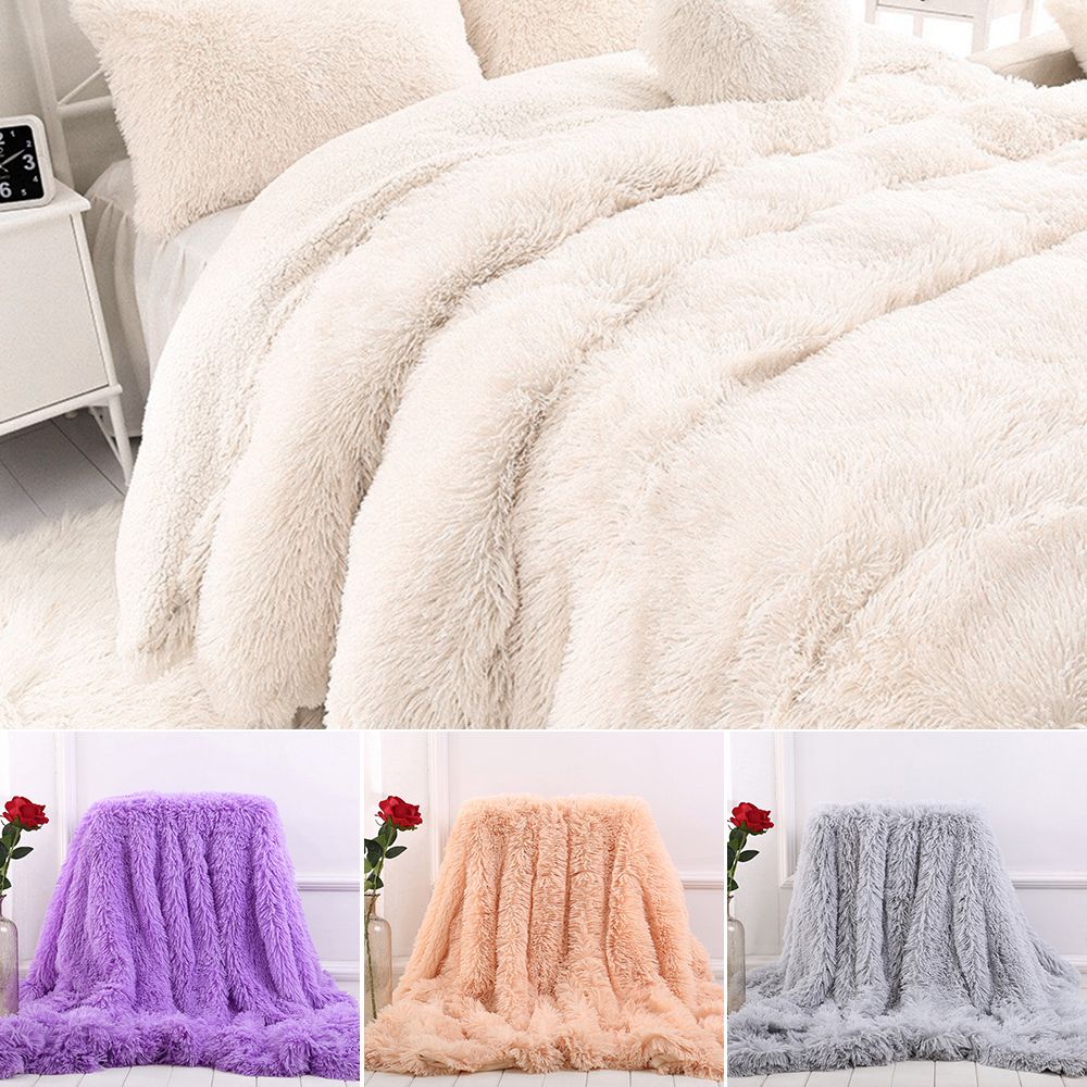 Faux Fur Blanket Soft Fluffy Sherpa Throw Blankets For Beds Cover Shaggy Bedspread Plaid Fourrure Mantas Tapestry Wall Hanging From Greenliv