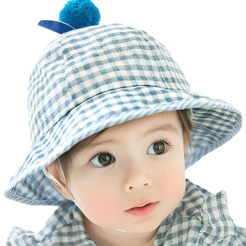 infant bucket hat with strap