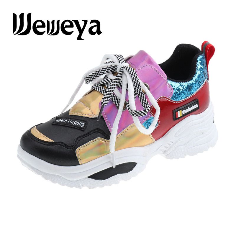 trainers with big heels