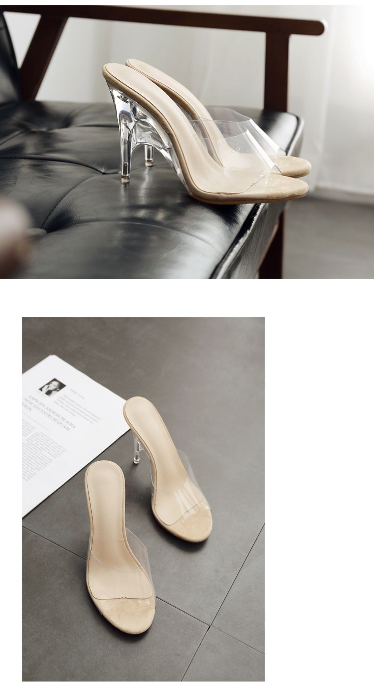 perspex ladies shoes