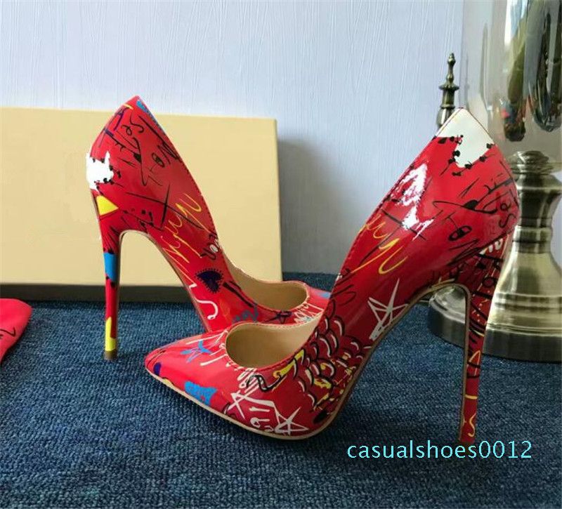 So Kate Styles Flat 8cm 10cm 12cm High Heels Red Bottom Nude Color