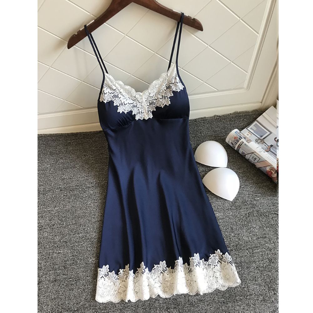 black blue combination dress