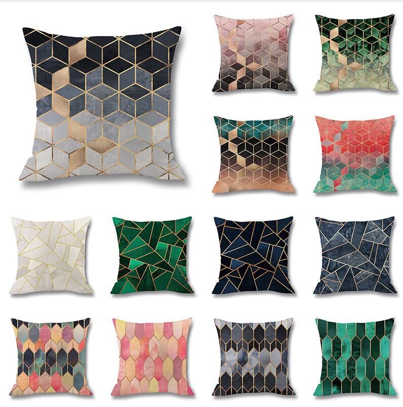 geometric pattern cushion covers