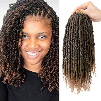 2020 Senegalese Spring Twist Crochet Hair Curl End Synthetic Hair