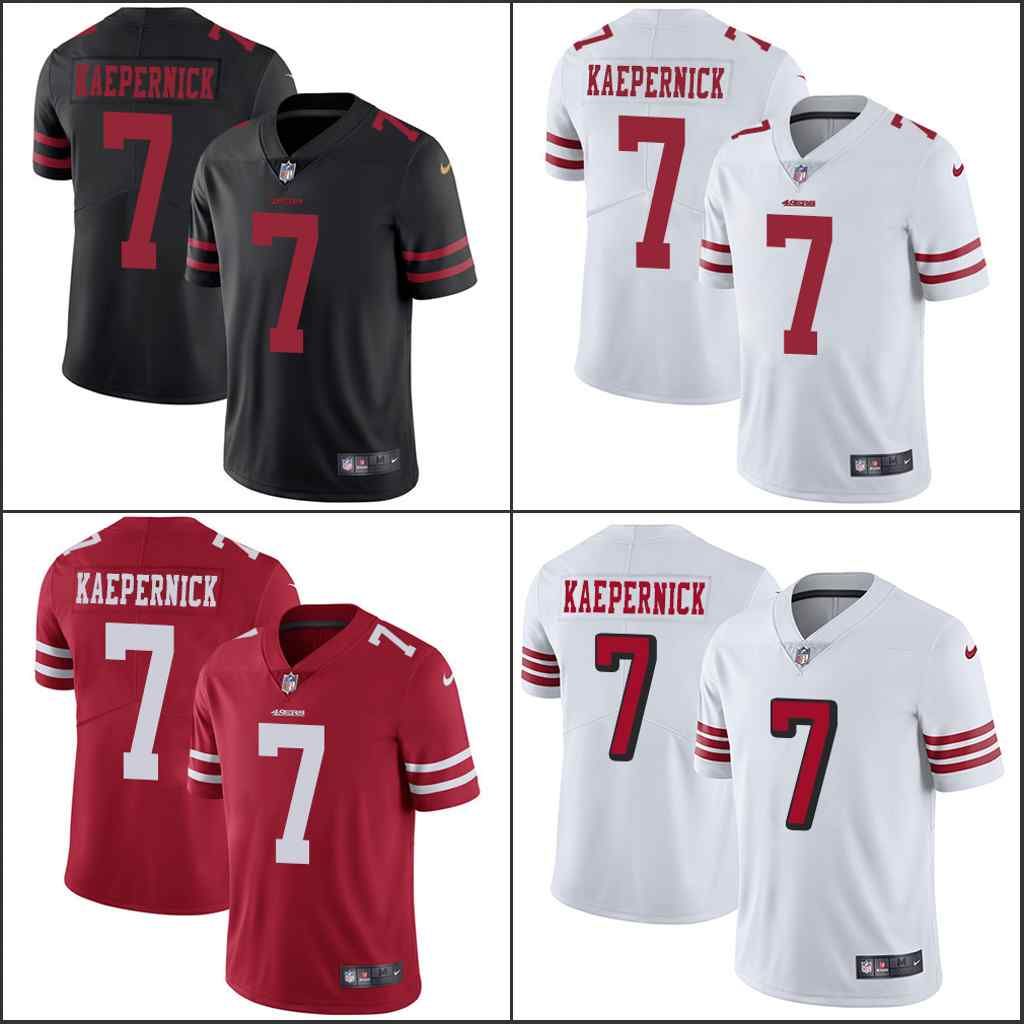 colin kaepernick black and red jersey