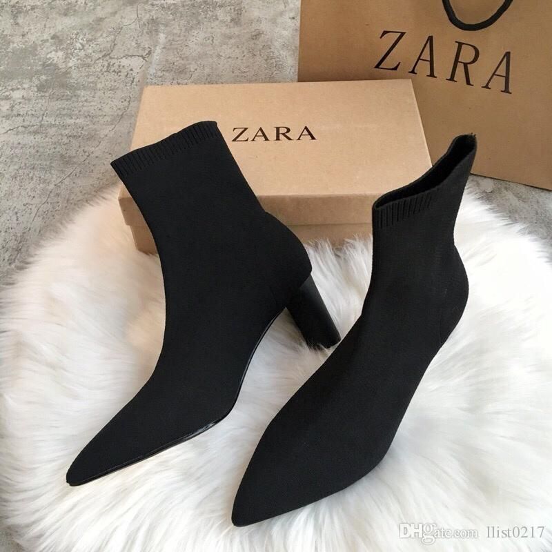 bottes chaussettes zara