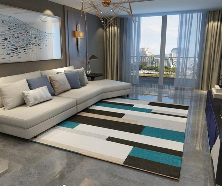 Euronpean Style Living Room Rugs Geometric Modern Striped Carpets Bedroom Bedside Blanket Area Rug Soft Study Room Teppich Rugs Carpet Tiles Design Carpet Tiles For Kitchen From Zhengrongtanye 11 59 Dhgate Com