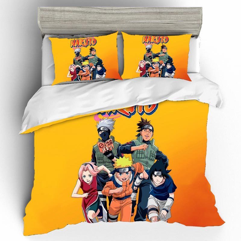 King Size Naruto Bedding Set Bed Duvets And Linen Sets Naruto