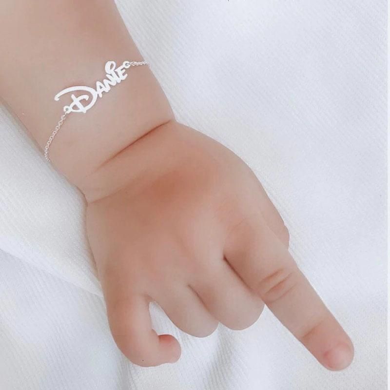 custom baby name bracelet