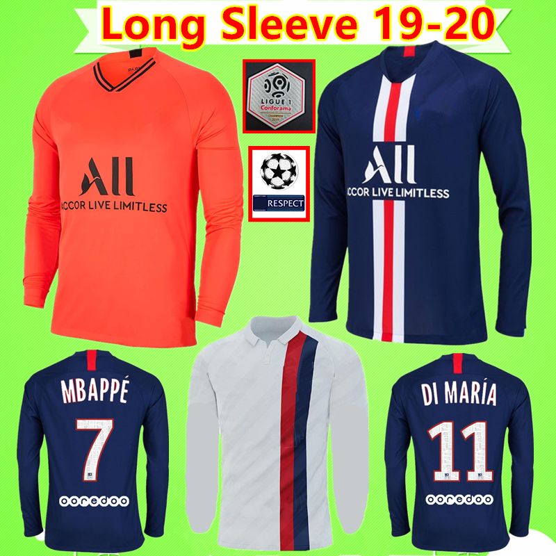 mbappe jersey long sleeve