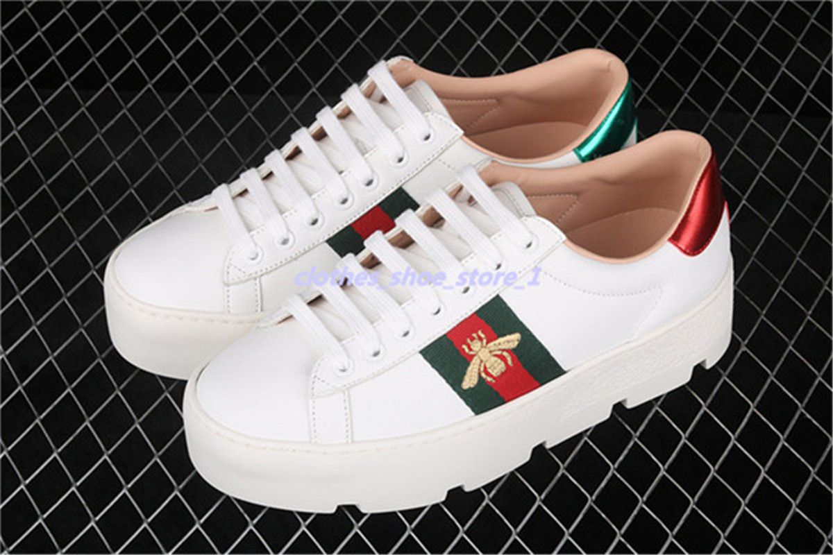 Gucci Casual Shoes Nuevo Diseño Original De La Moda De Lujo Zapatos Cristal Xshfbcl Abejas Zapatos De Moda Bordado Top Flecha Deportes Mujeres Zapatos De Ocio 113 € | DHgate