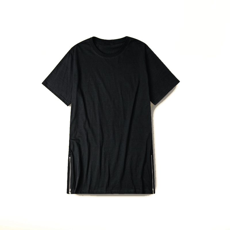 extra long black t shirt