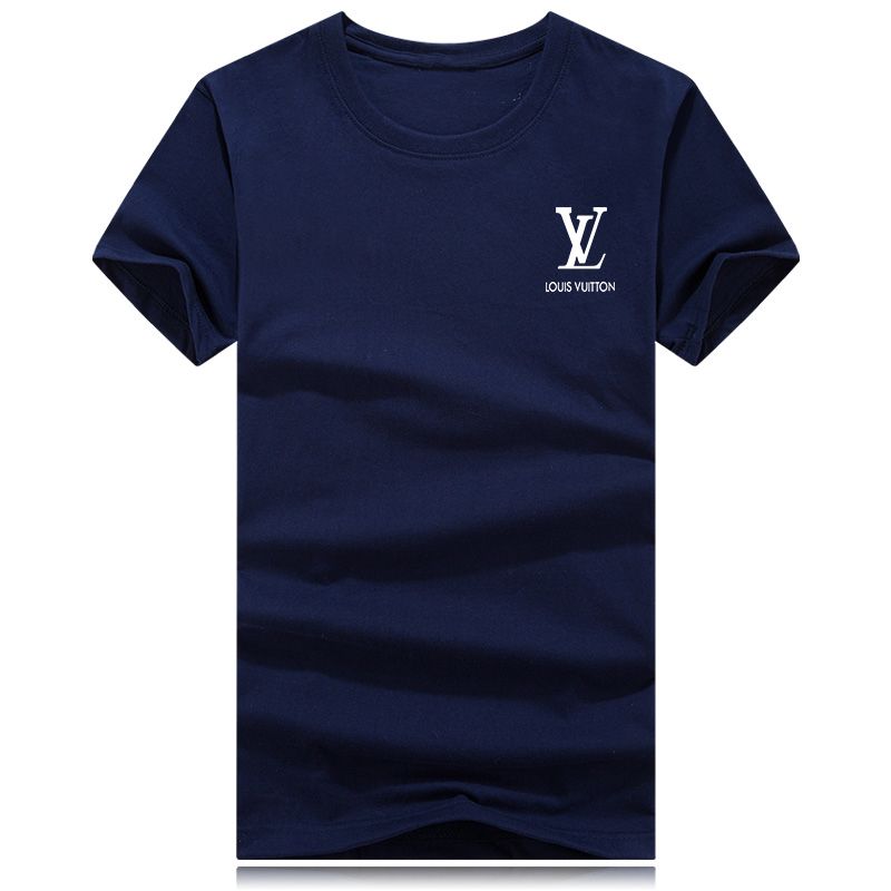 louis vuitton high neck short sleeve tee with logo