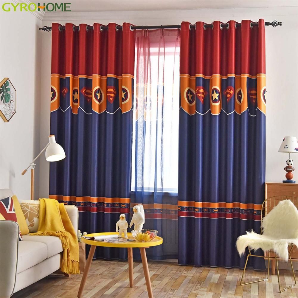2019 Shield Curtains Curtain For Boys Bedroom Living Room