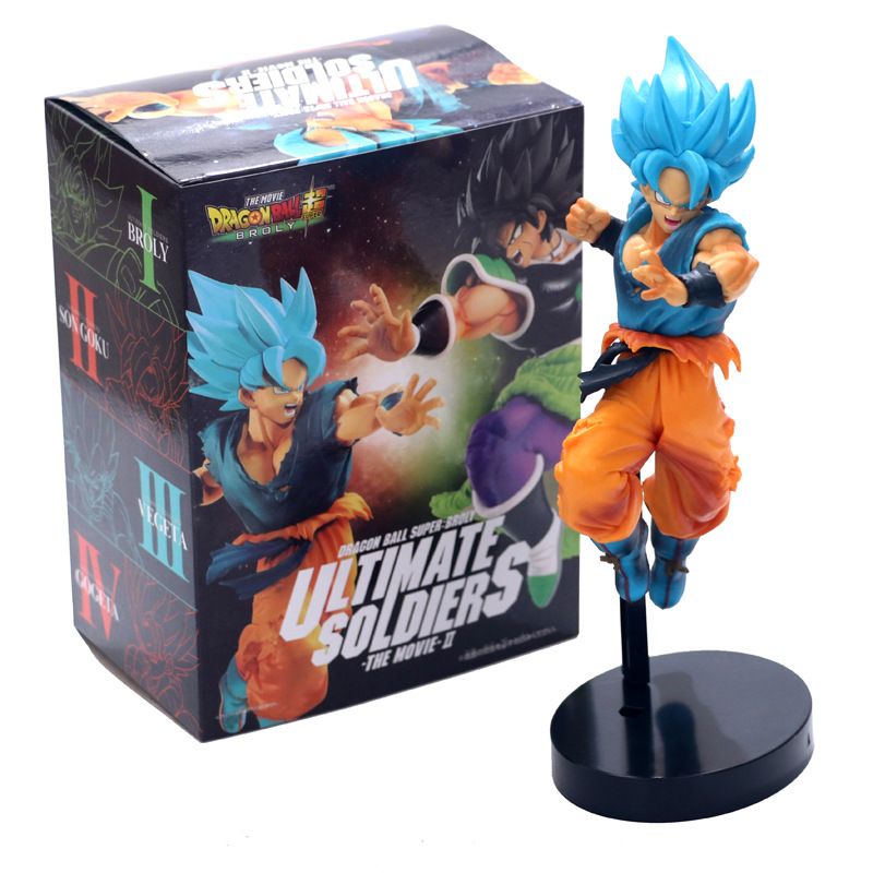 21 cm Anime Dragon Ball pelo azul Goku Vegeta PVC figura de acción modelo coleccionable juguetes 21 cm Anime Dragon Ball pelo azul Goku Vegeta PVC figura de acción modelo coleccionable juguetes