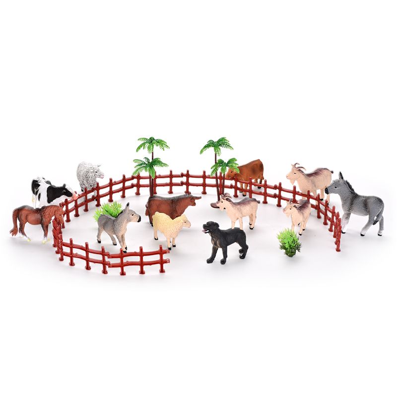 plastic farm animal set