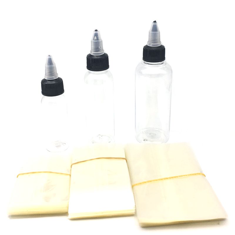 Clear PVC Heat Shrink Wrap Film For 30ml 60ml Bottles Heat Shrink Tube