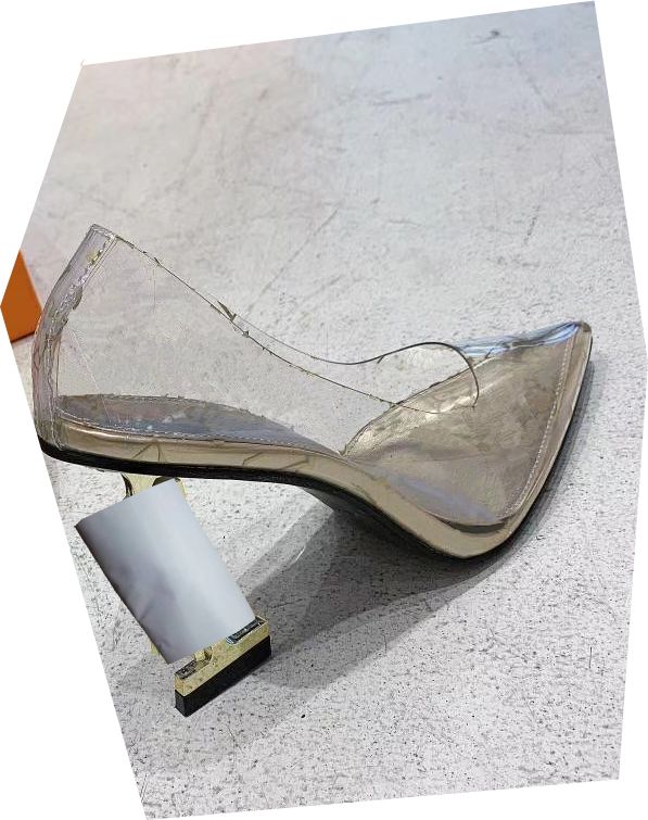 silver high heel sneakers