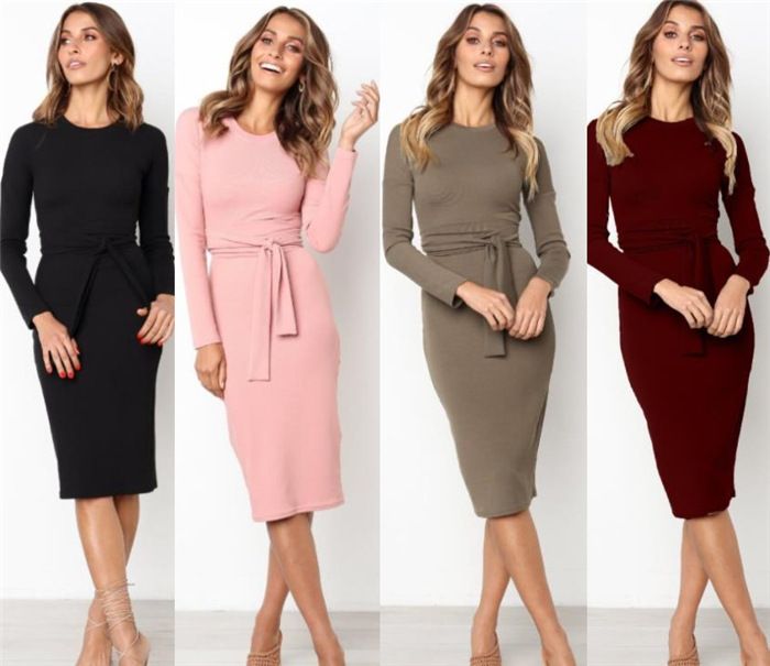Compre 2020 Diseñador Maxi Vestidos Para Mujer Del Vendaje De Bodycon De Invierno Desgaste Del Partido Negro Estiramiento Suave Vestido Atractivo Del Club Flaco Magníficas Calurosa Ropa A 17 € Del Guonon | DHgate.Com