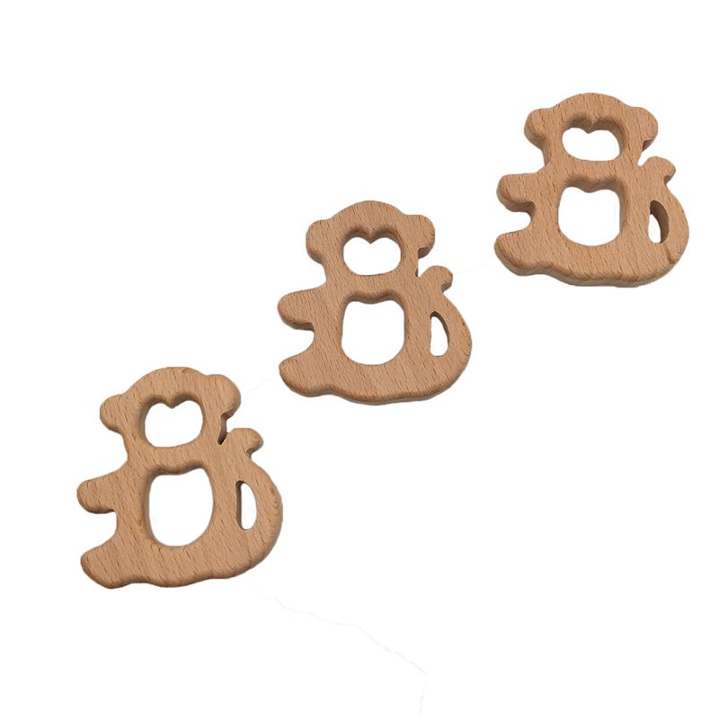 Teething Biscuit Teether Chew Toy Silicone For Baby Pendant Jewellery Cute