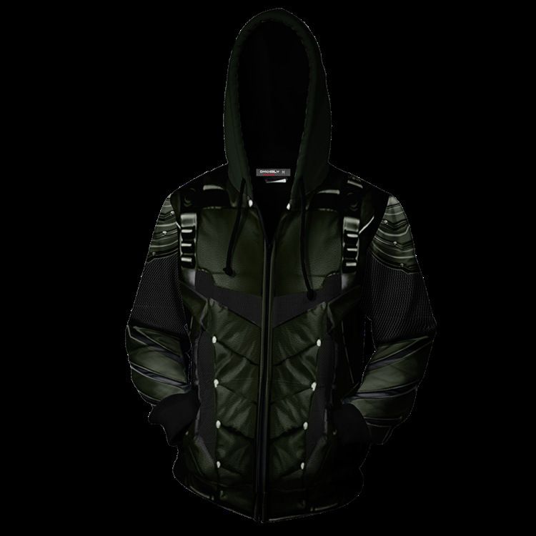 green arrow sweater