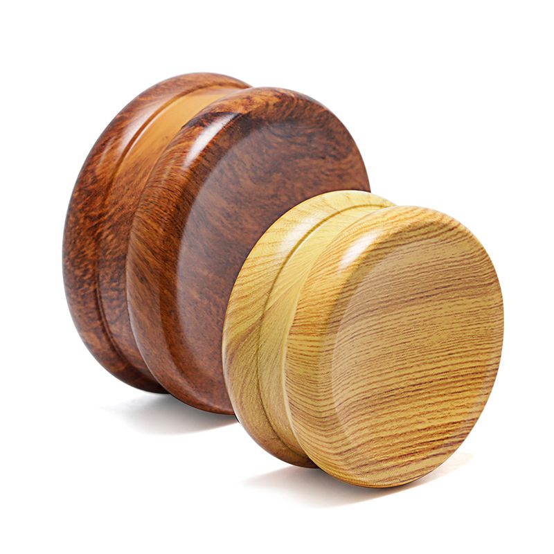 Yoyo Grinder 55mm 67mm Diameter Wood Patterns 2 Parts Herb Spice Crusher Concave Grinders Dry Herb Vaporizer Accessories Coiling Jig Coiling Tool From Szcathy 4 39 Dhgate Com