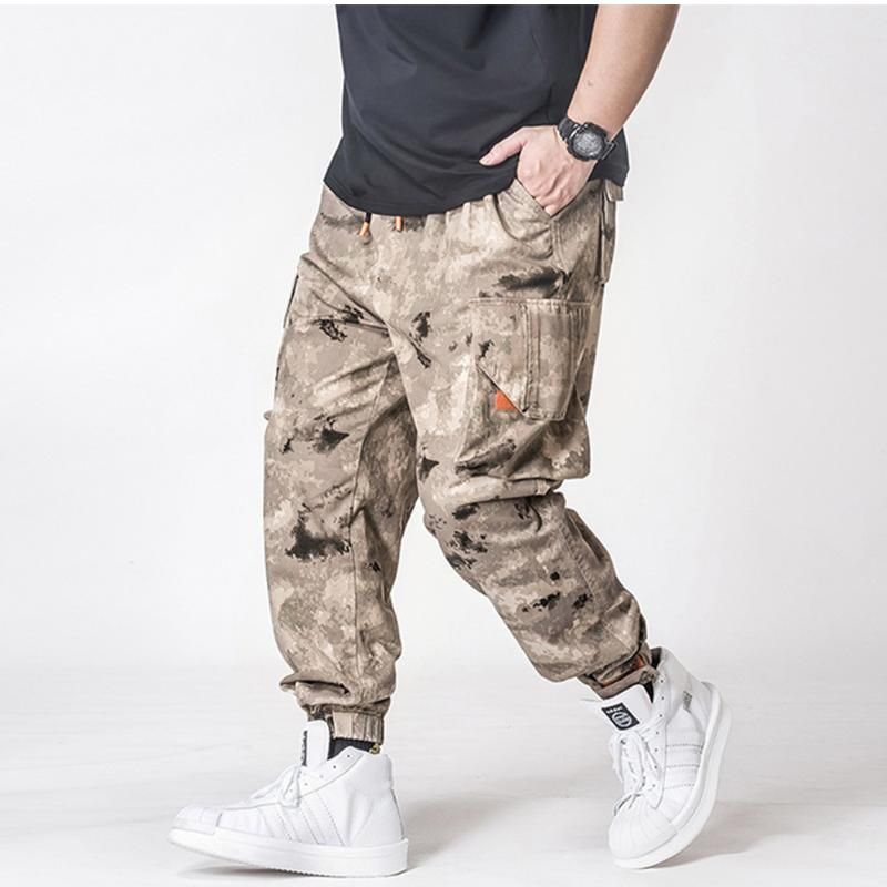 Compra Pantalones Para Hombres Camuflaje De Camuflaje Japonés Monos De  Múltiples Bolsillos Más Tamaño De Grasa Street Foot Troce Street Barato |  Entrega Rápida Y Calidad | Es.Dhgate