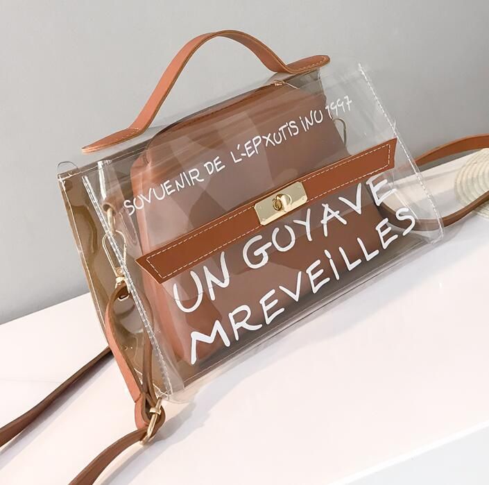 sac transparent orange