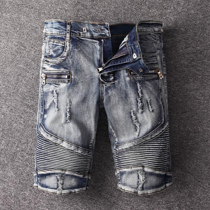 balmain jean shorts mens