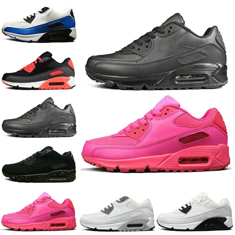 triple black trainers mens