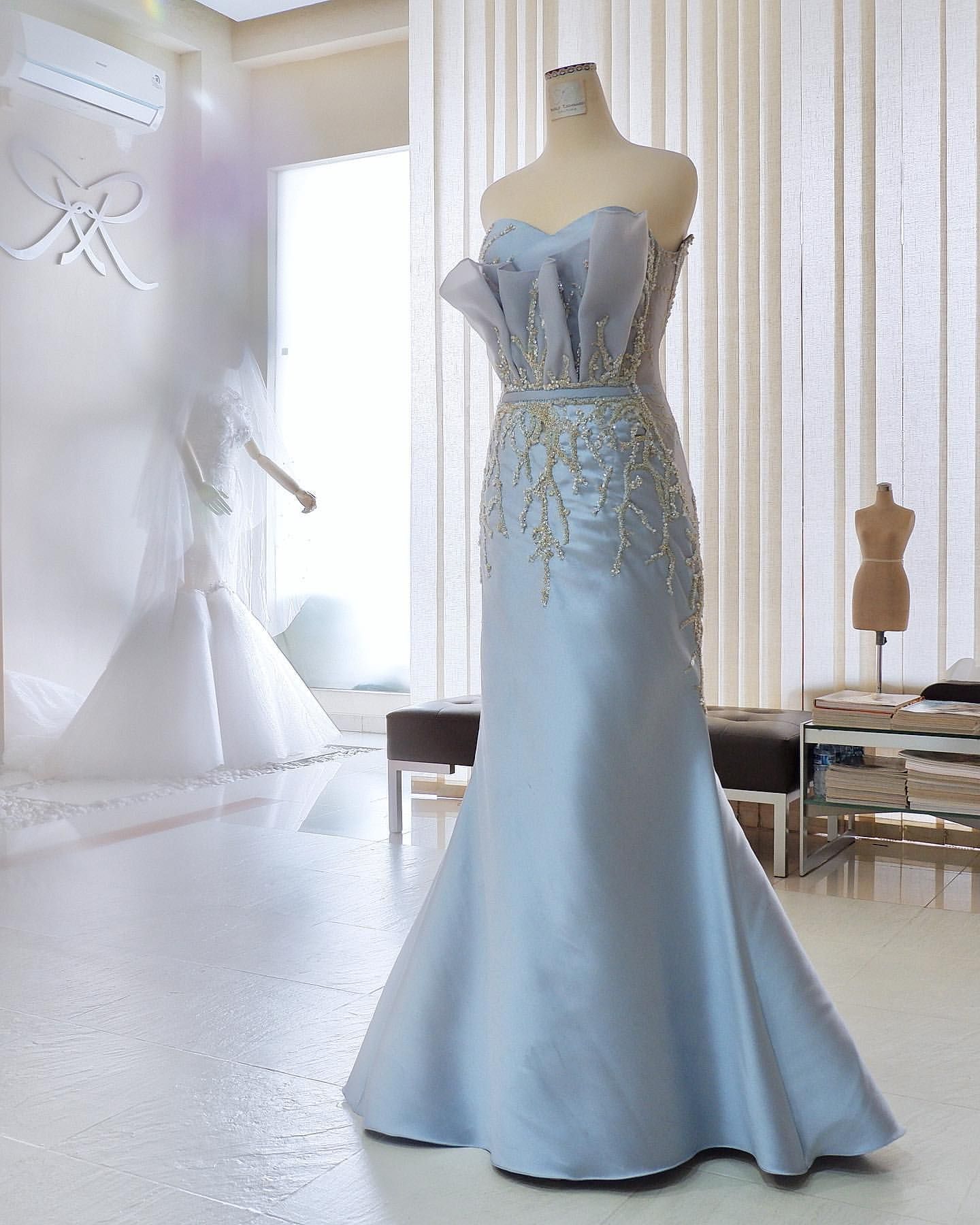 Aso Ebi 2019 Arabic Silver Luxurious Sexy Evening Dresses Beaded