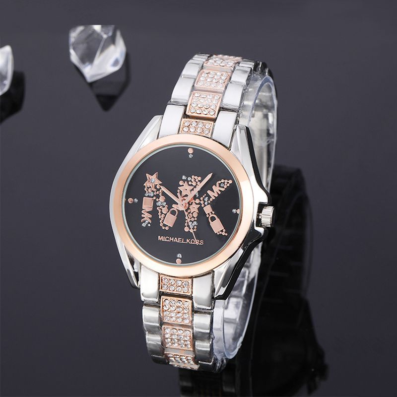 iced out michael kors watch