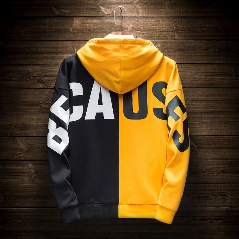 designer yellow hoodie