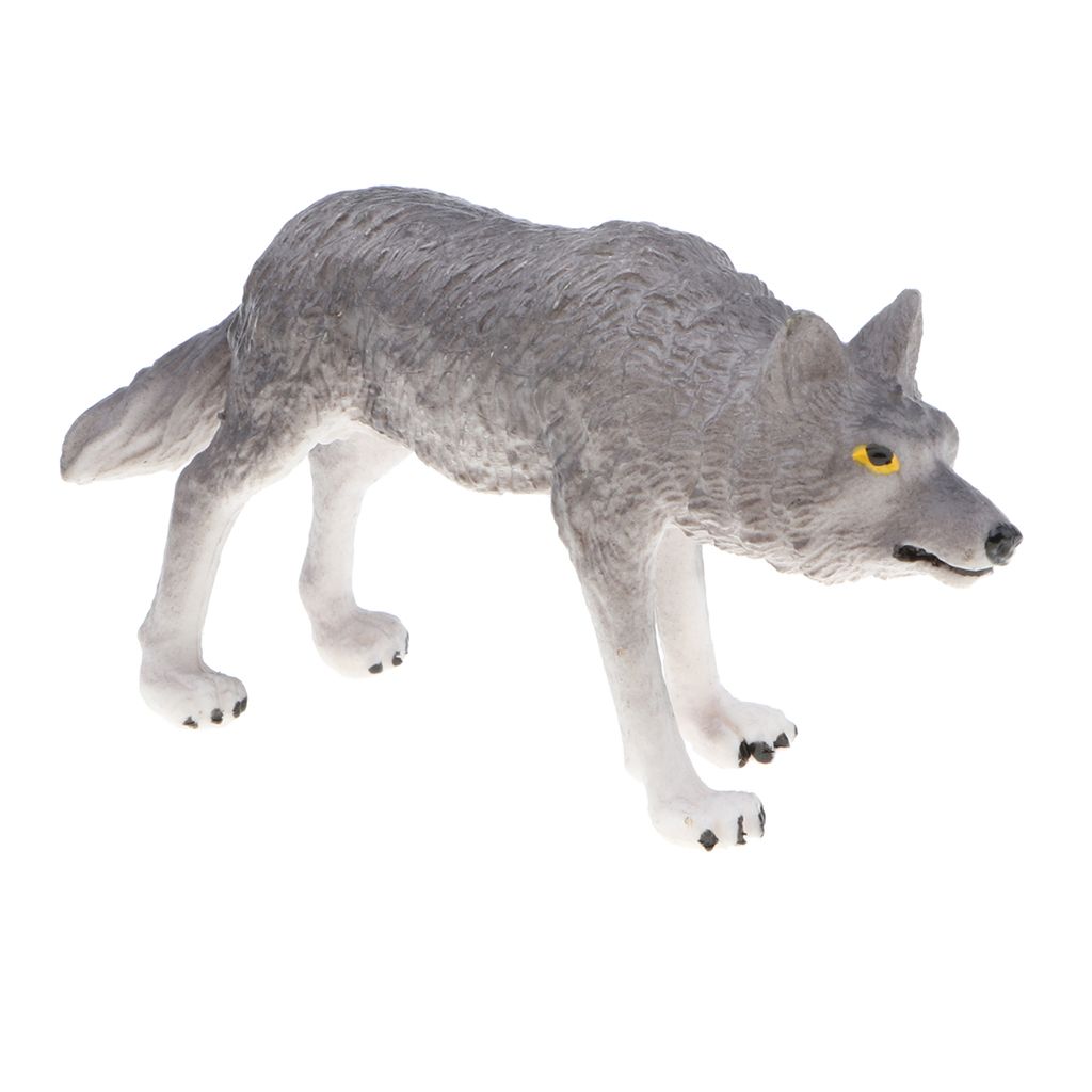 plastic wolf figurines
