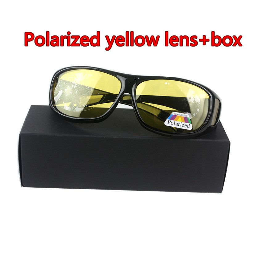 Anti-Glare Motorcycle Goggles Polarized Night Driving Lens Glasses Sunglasses 20