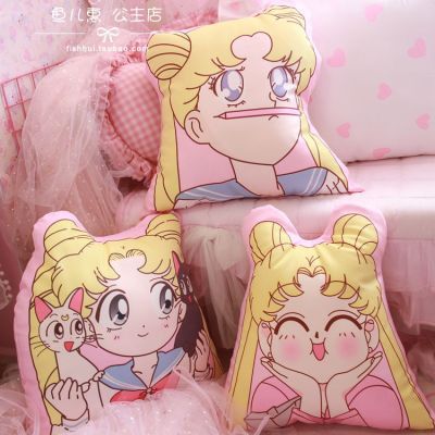 Ivyye Sailor Moon Girls Anime Pillow Decoration Cushion Home Throw