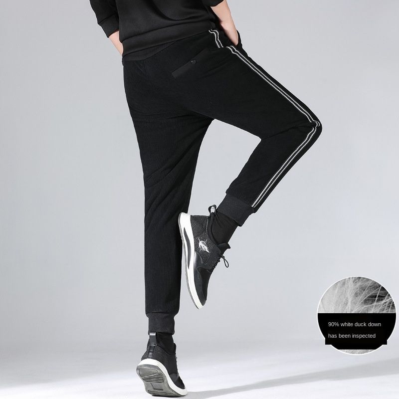 winter white corduroy leggings