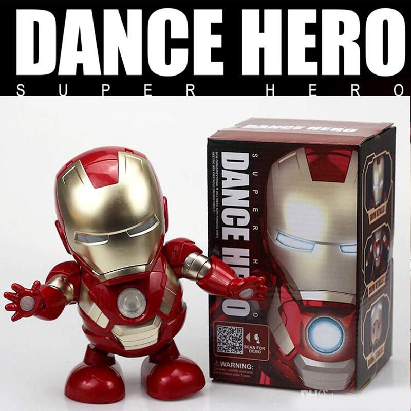 robot iron man dancing